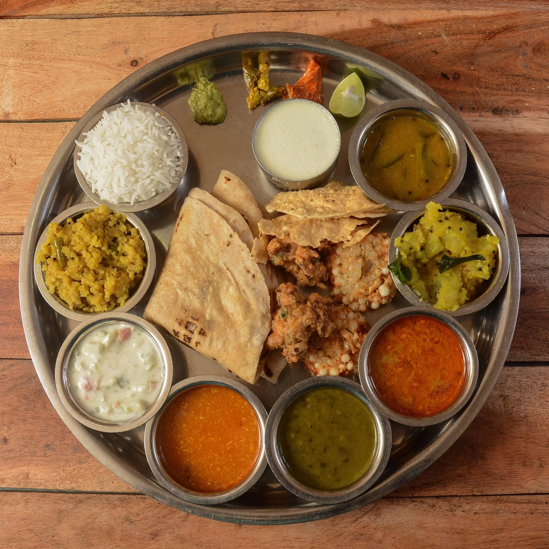 Traditional Gujarati Thali
